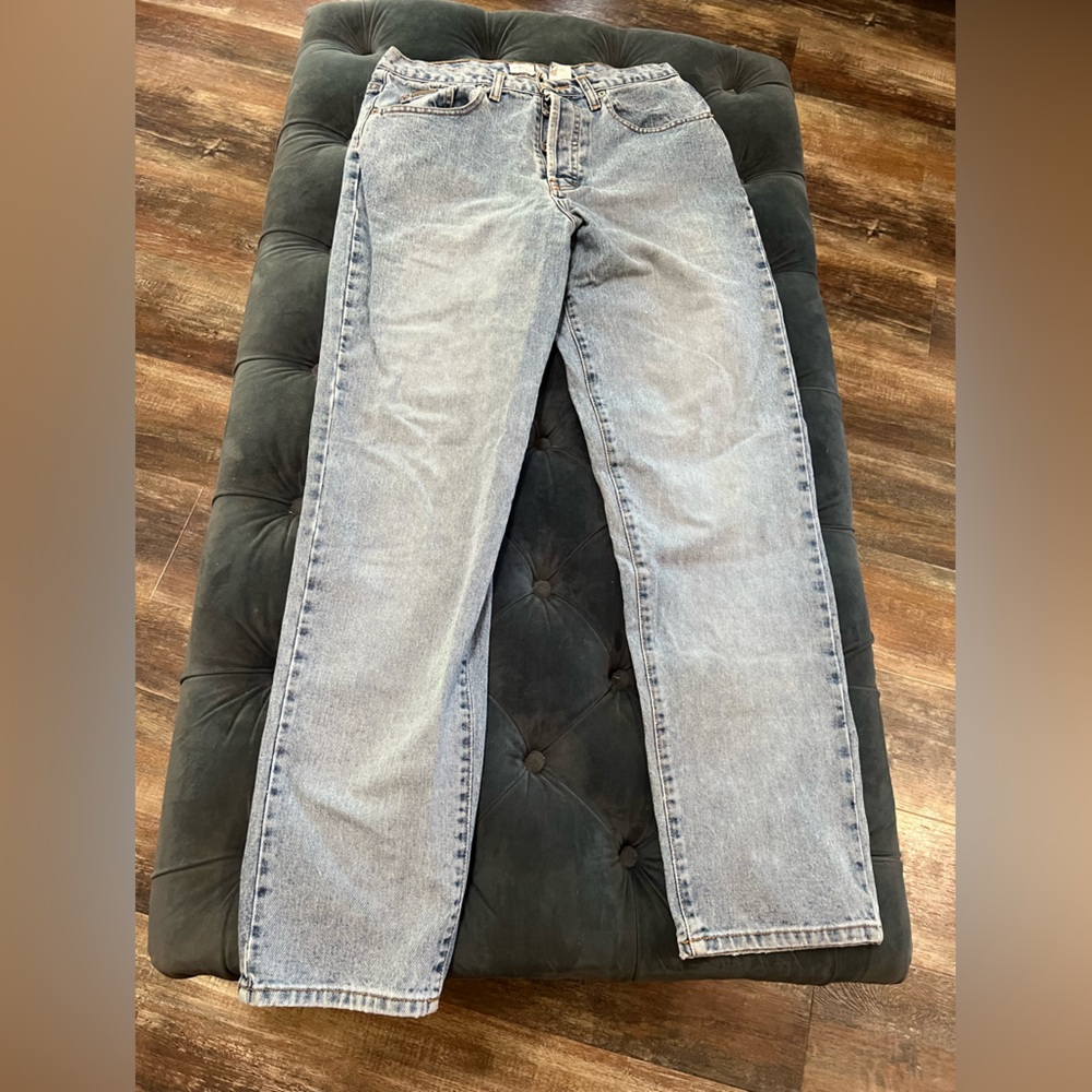 Calvin Klein Jeans VINTAGE Women’s Size 11 Button Fly 100% Cotton Straight Leg!